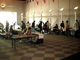 会場の様子２。広いです。